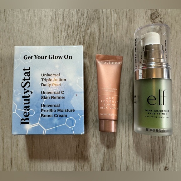 ELF Other - 💎3/$18 Deluxe Makeup Beauty Set-Exuviance, Beauty Stat, Elf Deluxe Size Primer!